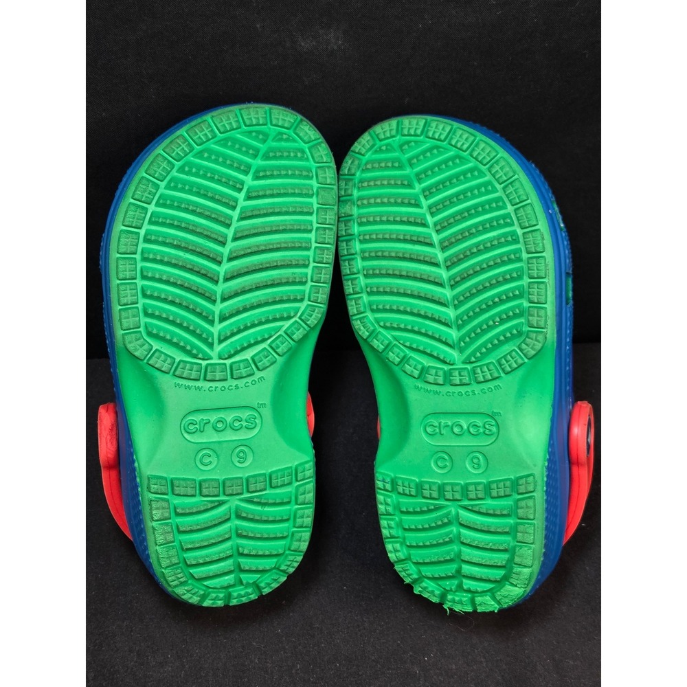 Crocs Kids Fun Lab PJ Masks Clogs‎ Blue Green Red Size C9 Catboy Owlette Gekko - Picture 3 of 6